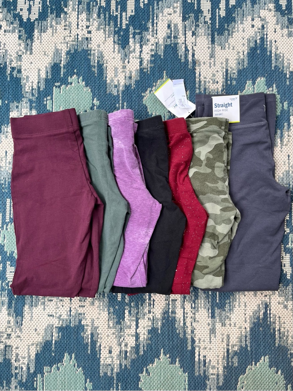 Girls Size 8 Leggings/Active Bottoms Bundle-Old Navy/Cat & Jack-7 pairs